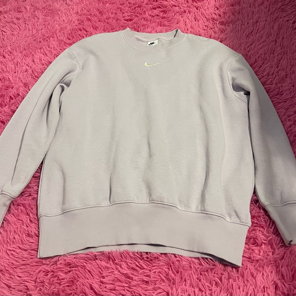 Light Purple oversized Nike Crewneck